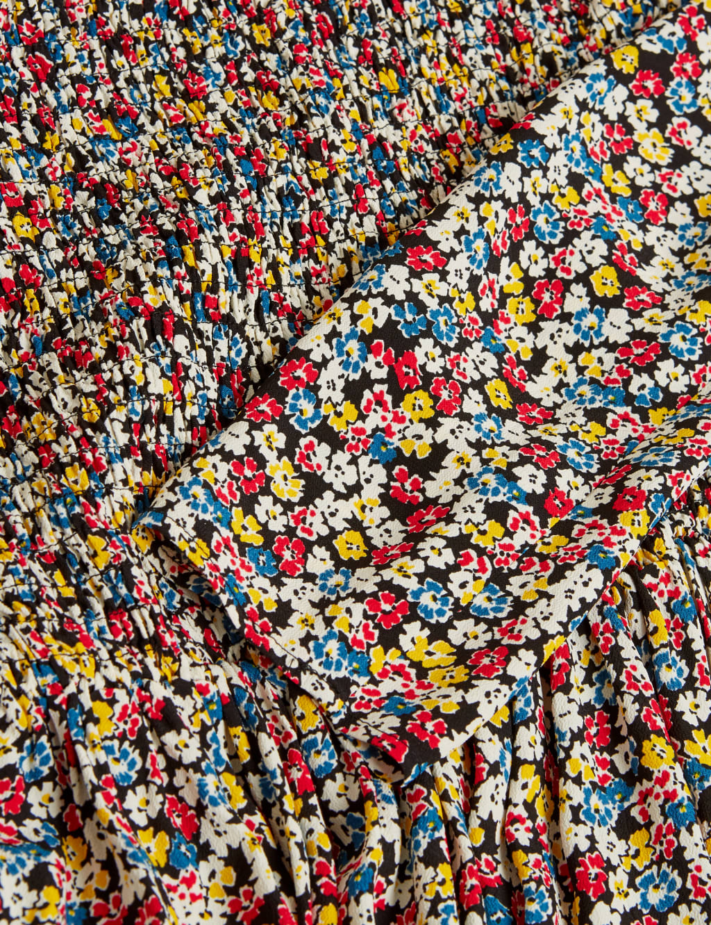 Ditsy Floral Midaxi Smock Dress 6 of 7