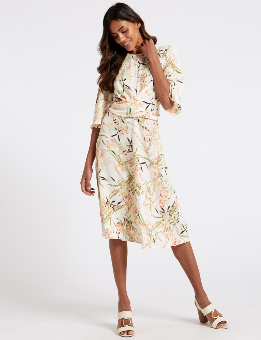 M&s jacquard dress clearance