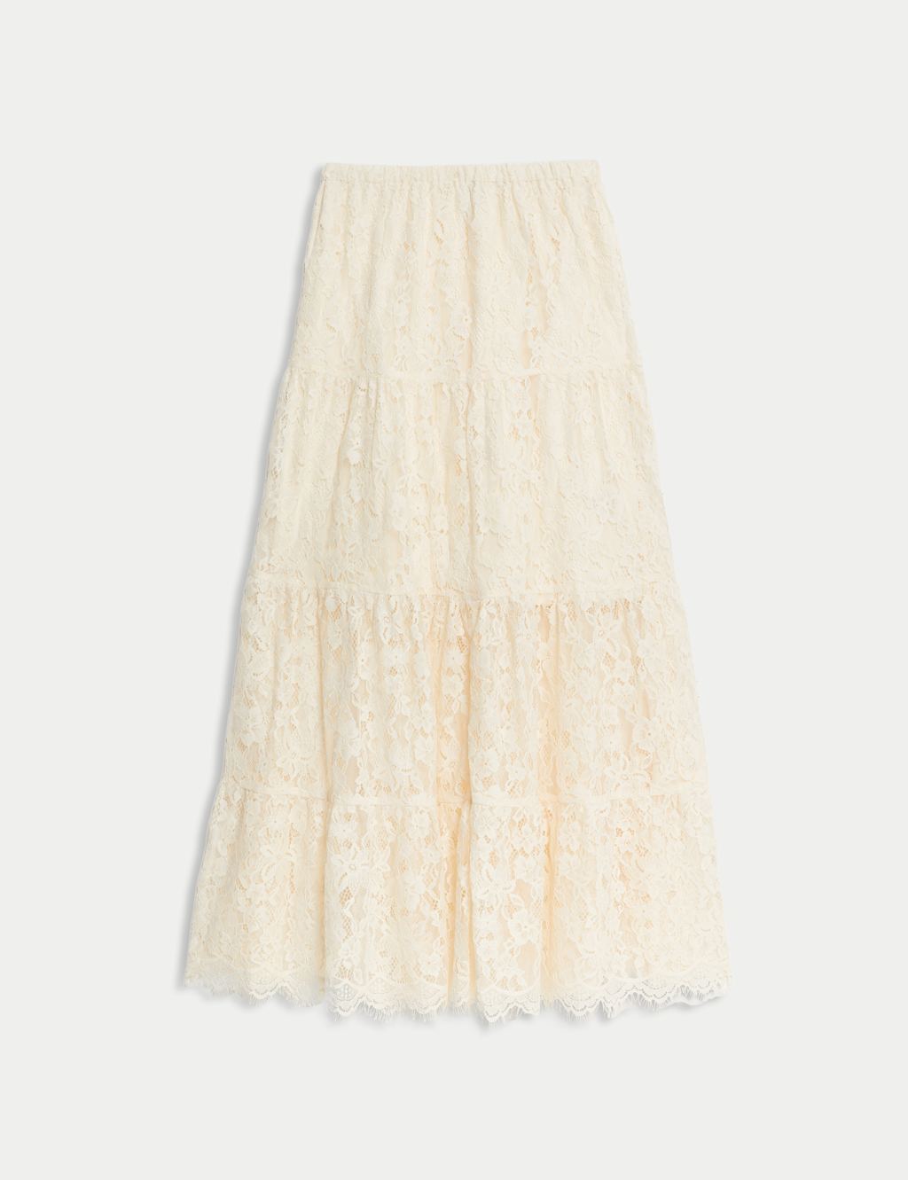 Lace Maxi Tiered Skirt 2 of 9