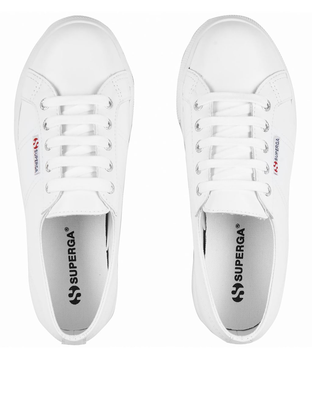 2750 Efglu Leather Lace Up Trainers
