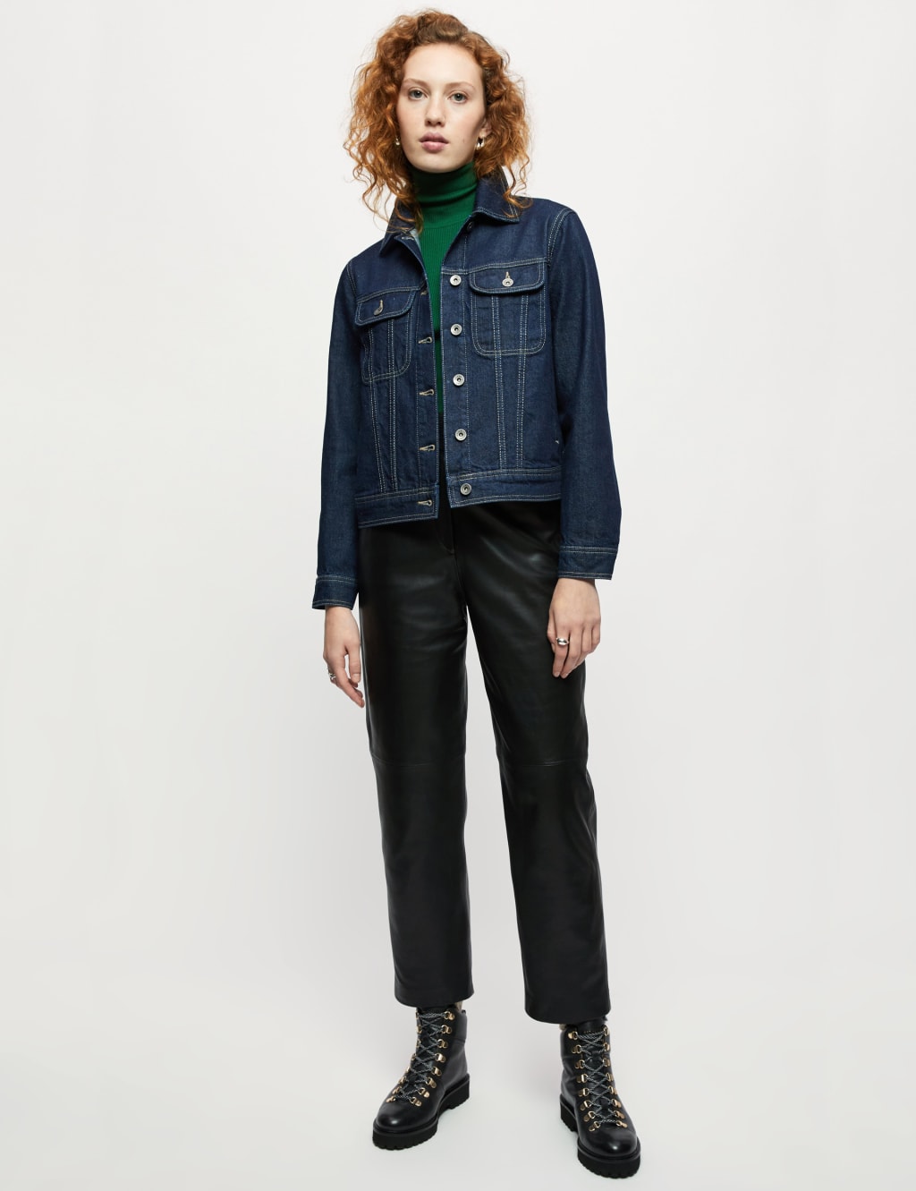 Denim Trucker Jacket 4 of 5