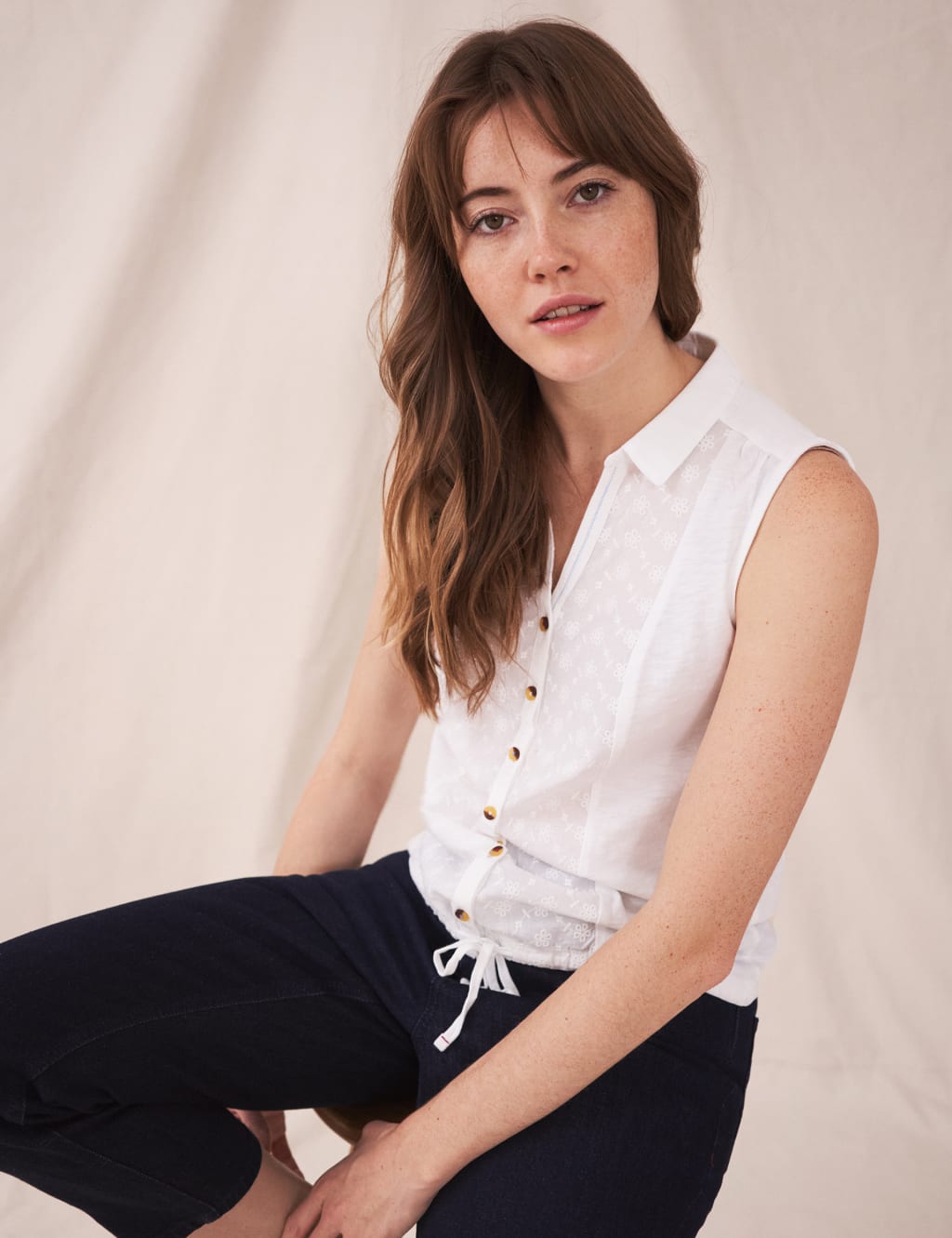 Jersey Sleeveless Shirt 1 of 5