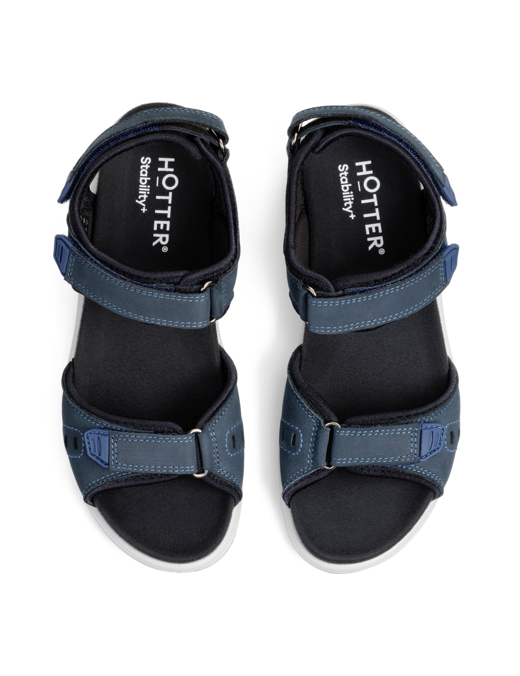 Walk II Leather Ankle Strap Riptape Sandals 2 of 4