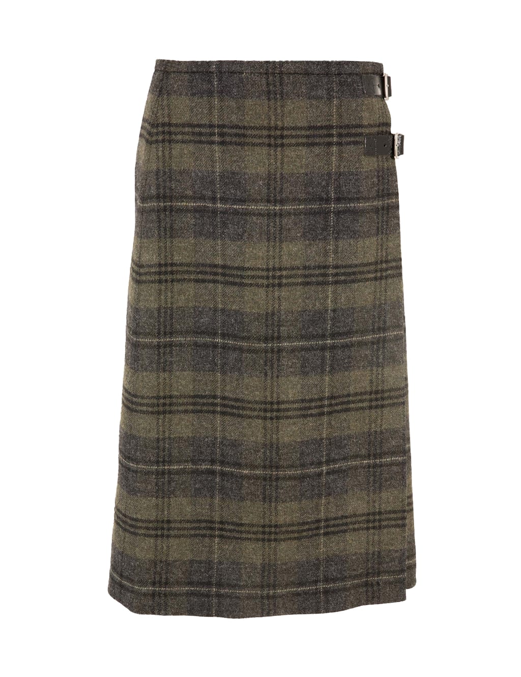 Pure Wool Checked Knee Length Kilt 2 of 2