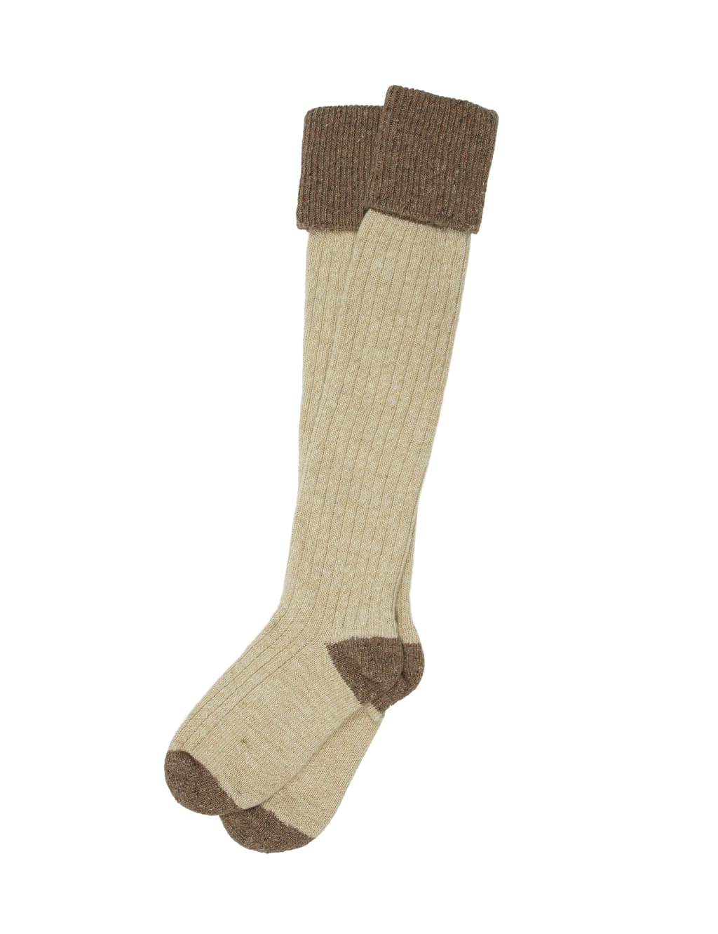 Merino Wool Ribbed Knee High Socks 2 of 3