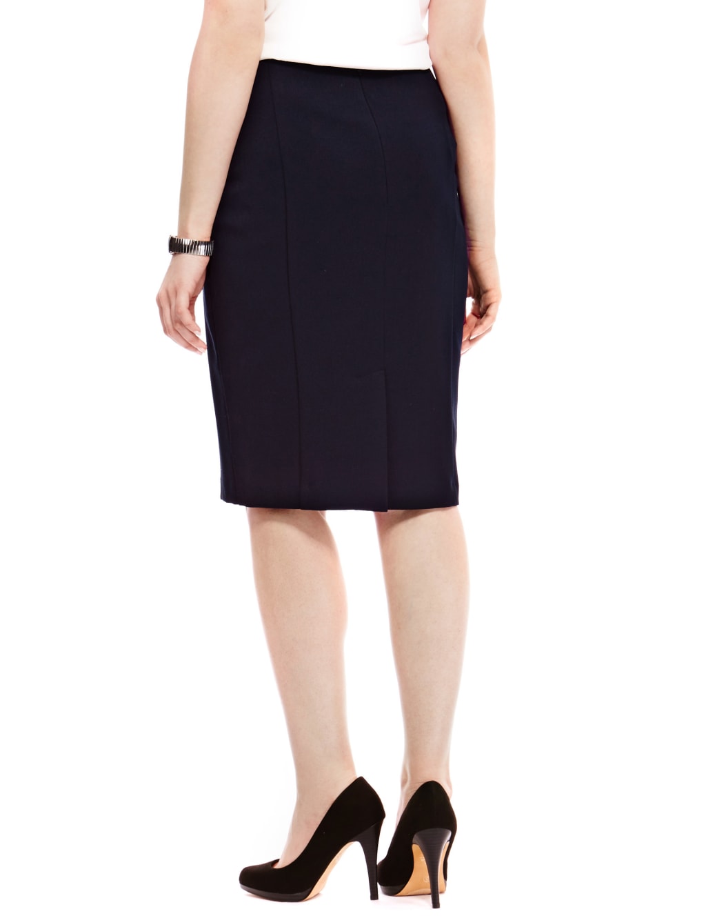 PETITE Slanted Welt Pocket Pencil Skirt 4 of 4