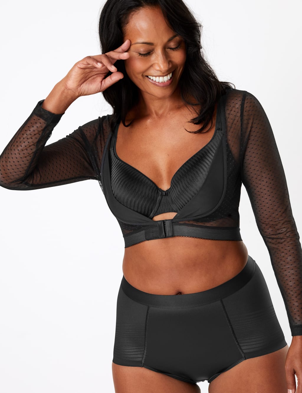 Light Control Diamond Mesh Armwear 1 of 5