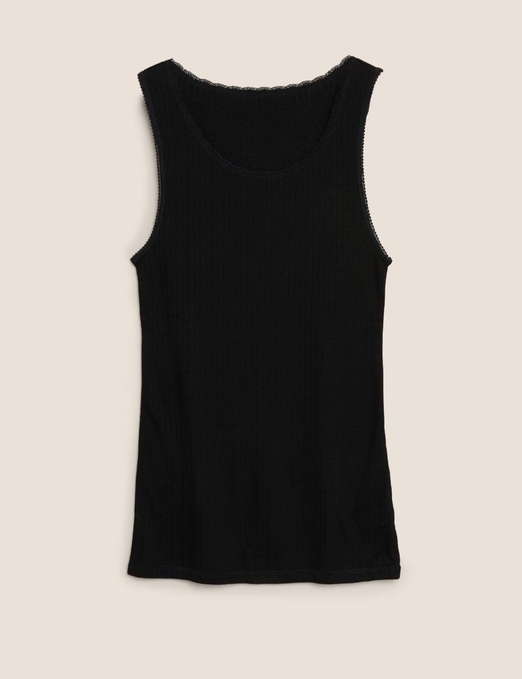 2pk Thermal Pointelle Vests 6 of 8