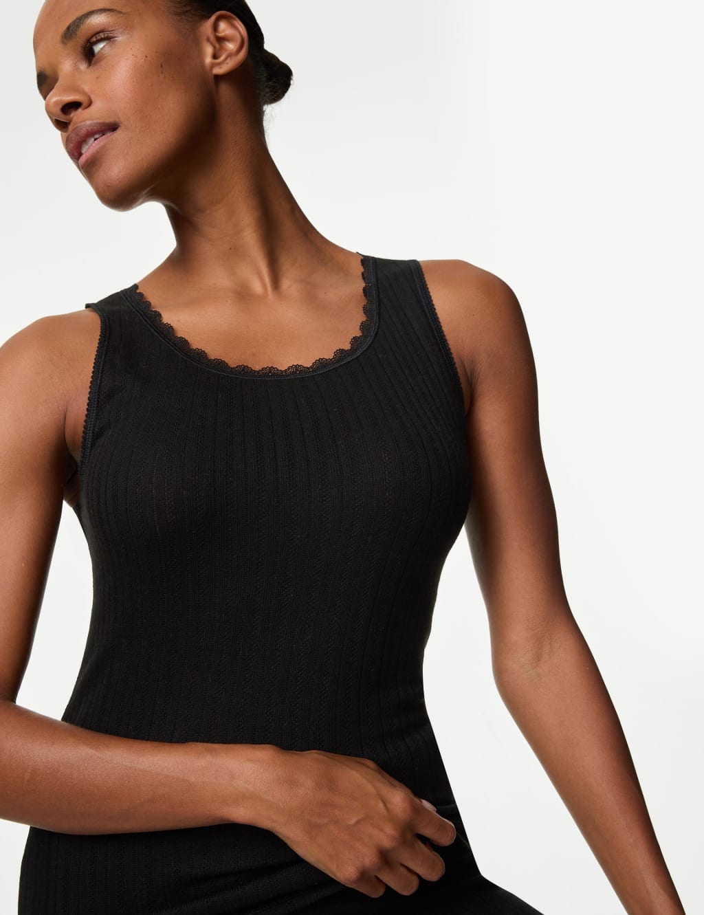 2pk Thermal Pointelle Vests