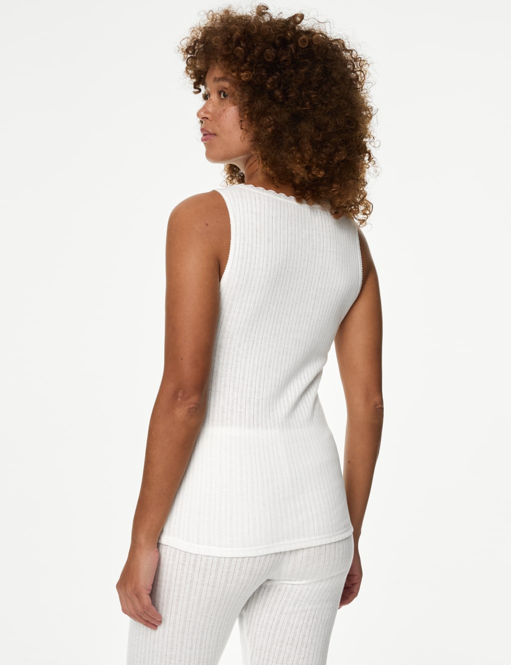 2pk Thermal Pointelle Vests 4 of 5