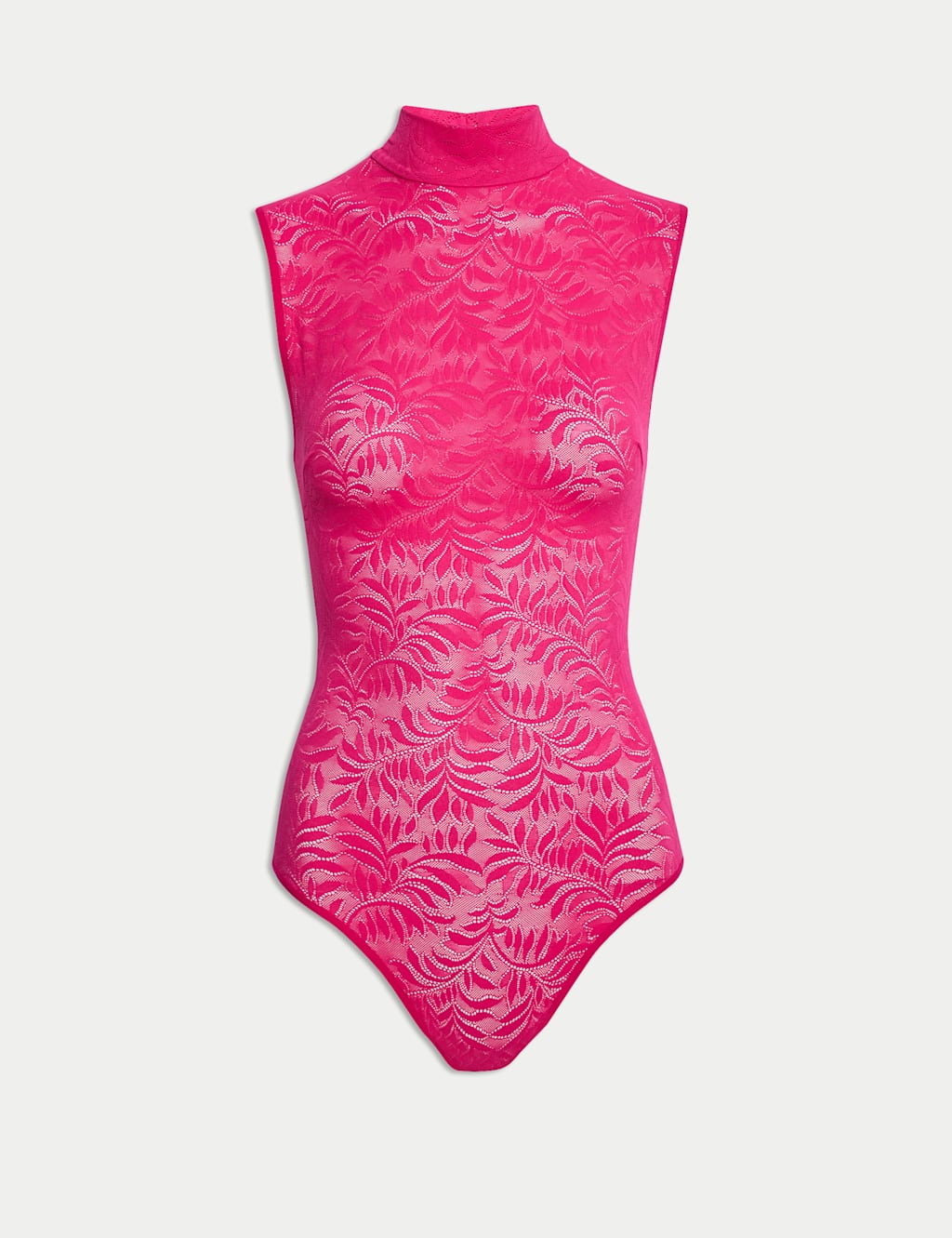 Flexifit™ Lace Sleeveless Turtle Neck Body 2 of 6