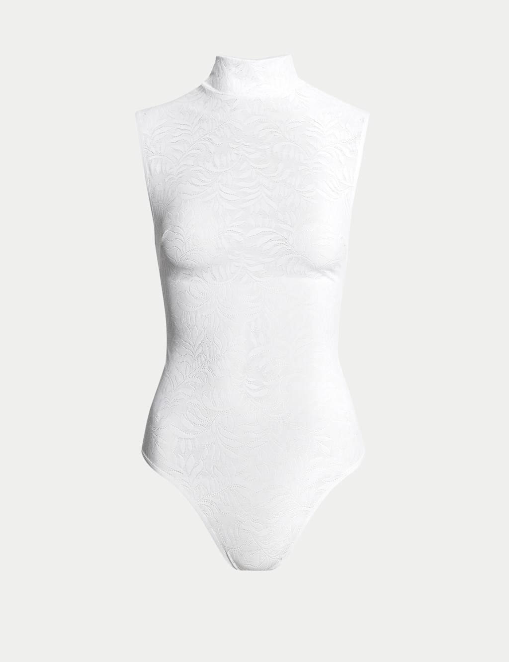 Flexifit™ Lace Sleeveless Turtle Neck Body 2 of 7