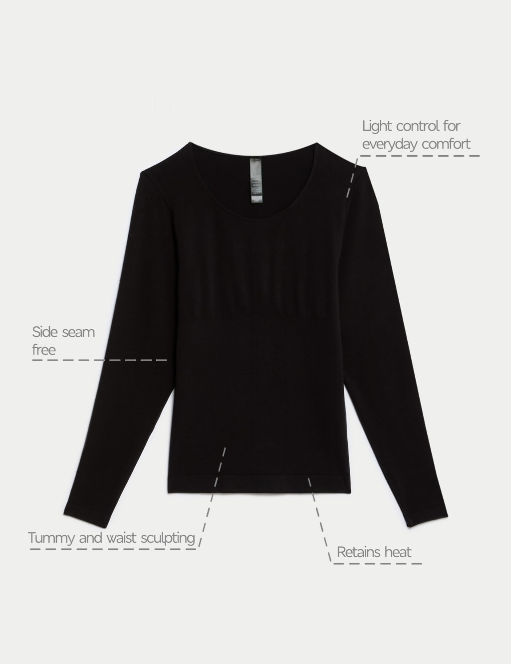 Heatgen Thermal Shaping Long Sleeve Top M S Collection M S