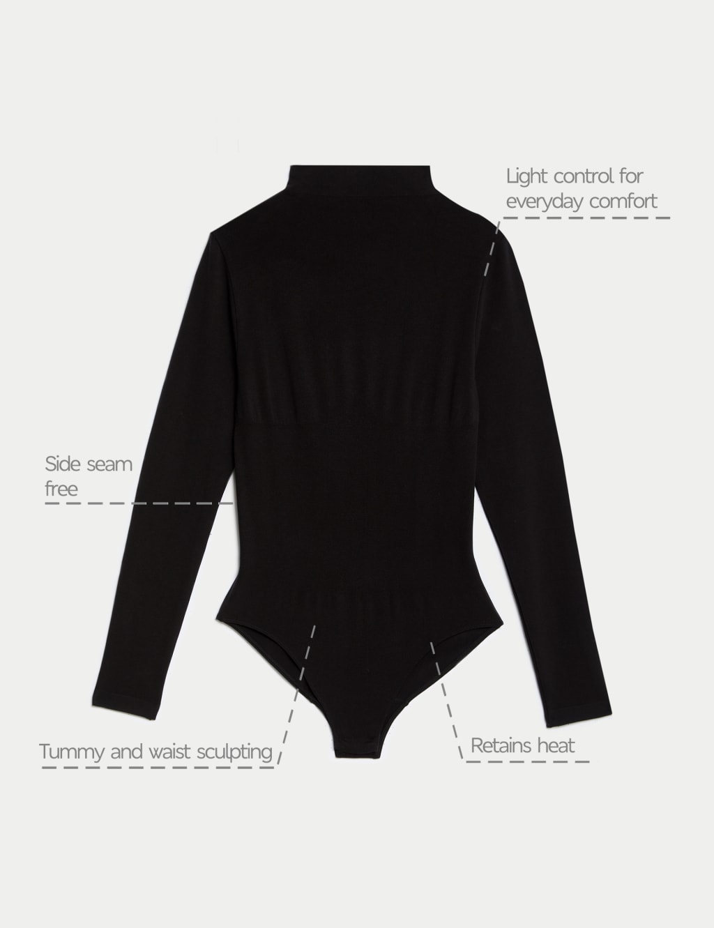 Heatgen Thermal Long Sleeve Shaping Body M S Collection M S