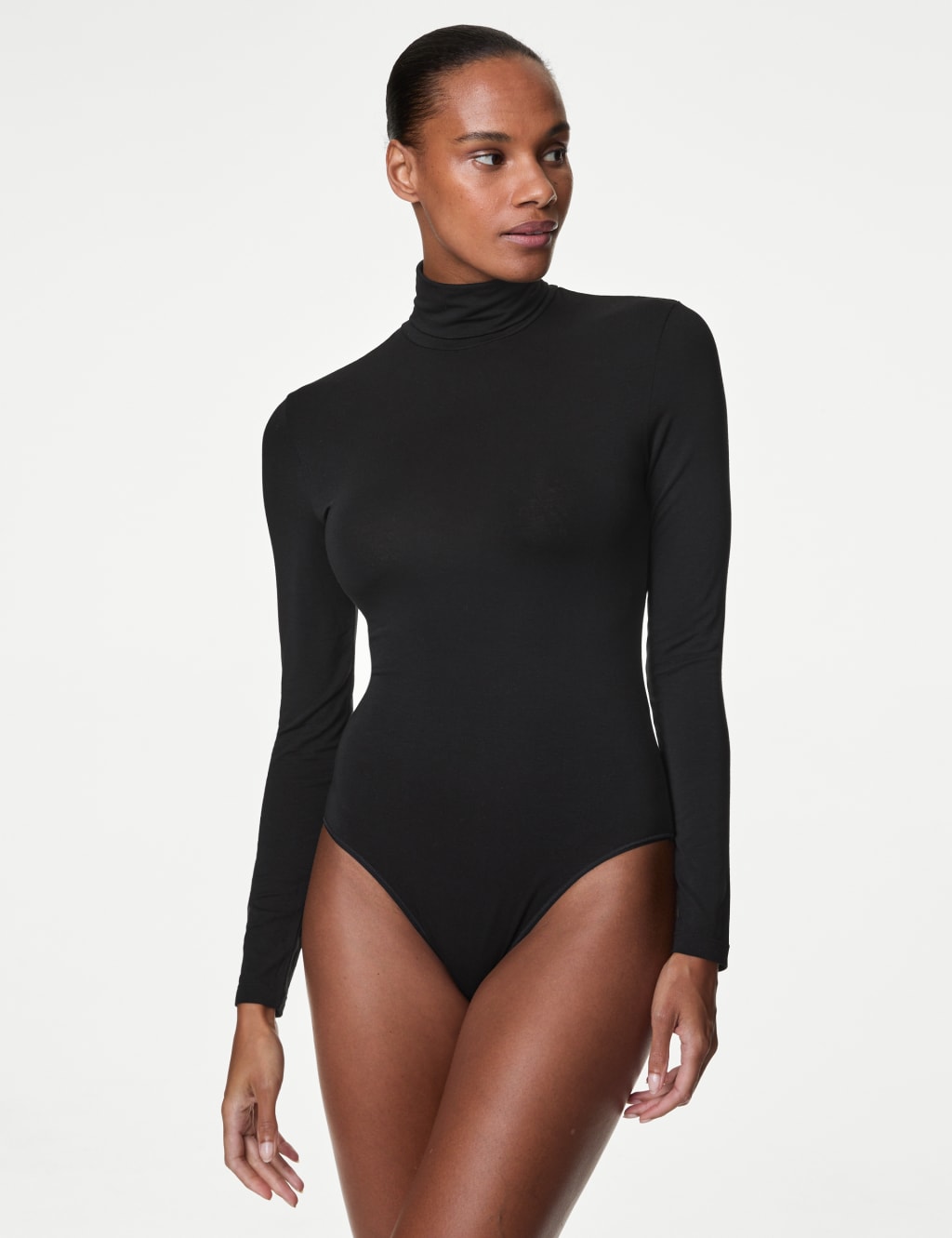 Black polo neck body sale