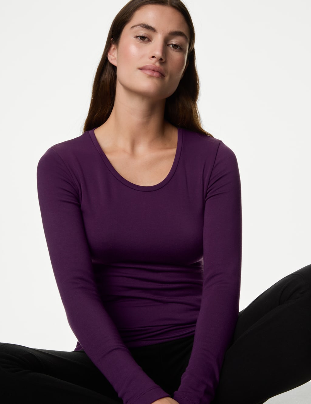Heatgen™ Medium Thermal Scoop Neck Top 3 of 5