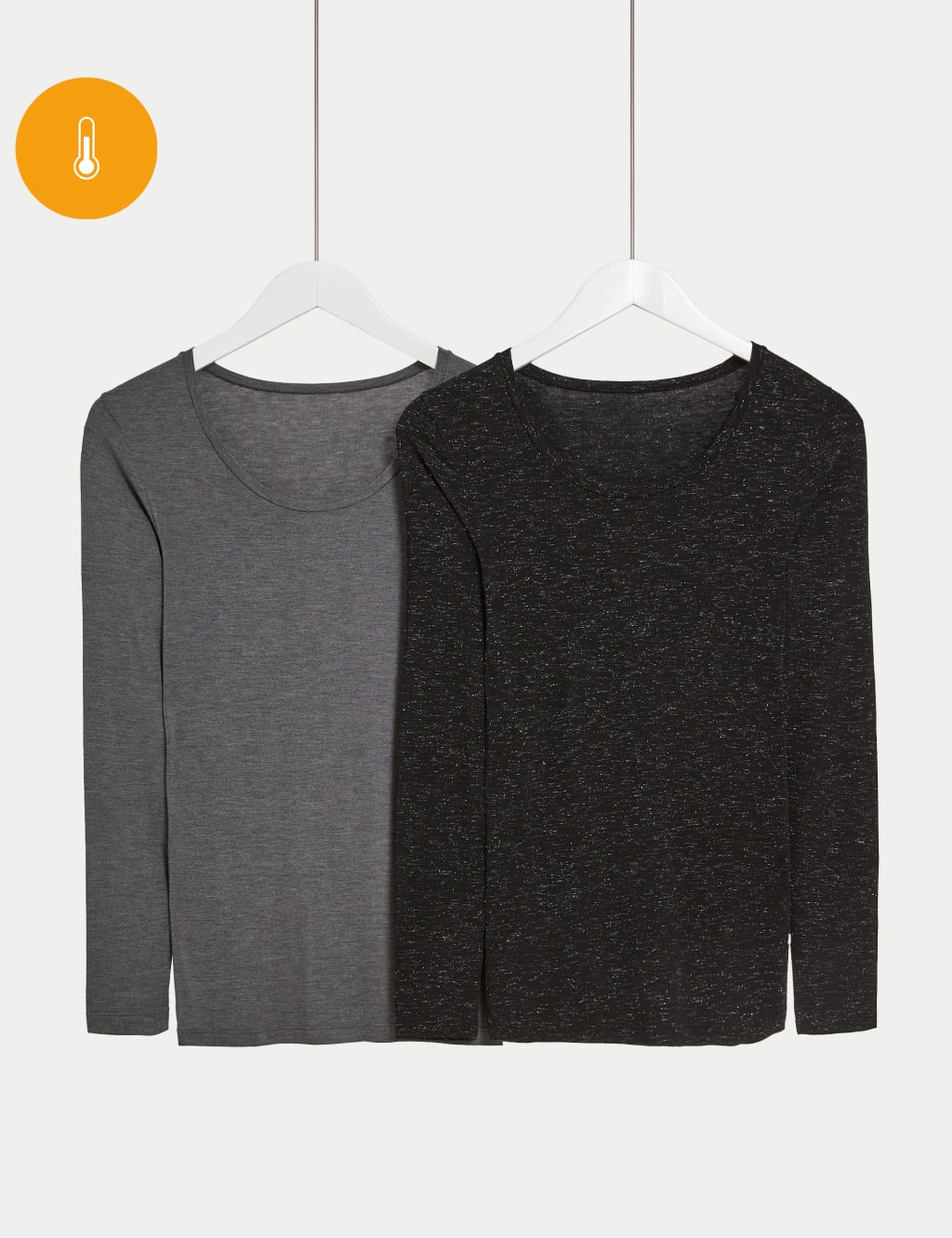 2pk Heatgen Thermal Sparkle Tops