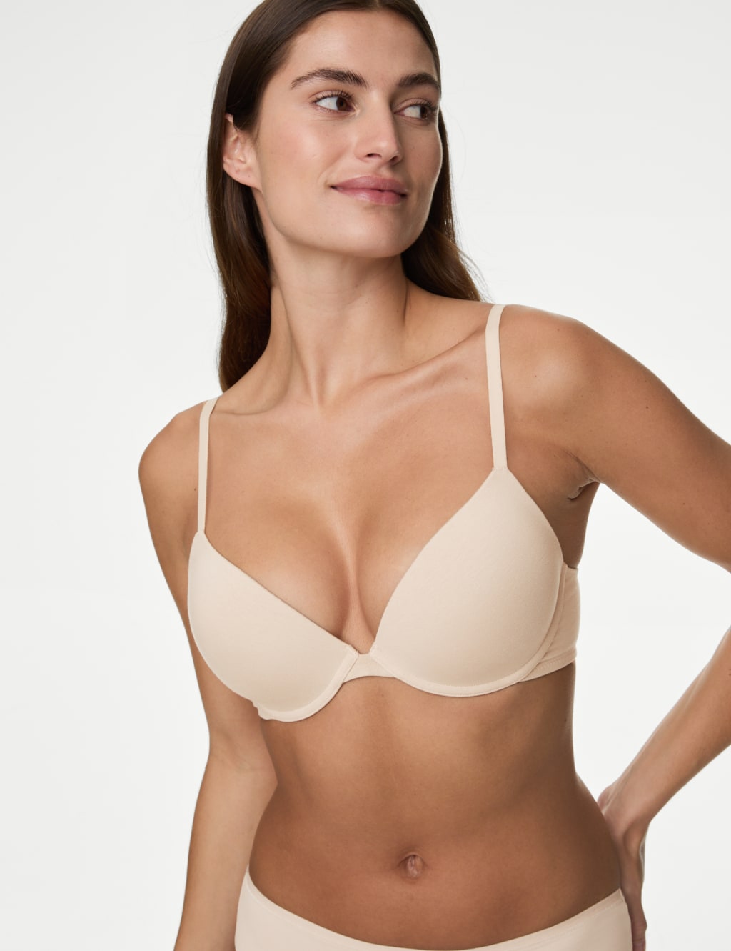 3pk Wired Plunge T-Shirt Bras A-E 2 of 7