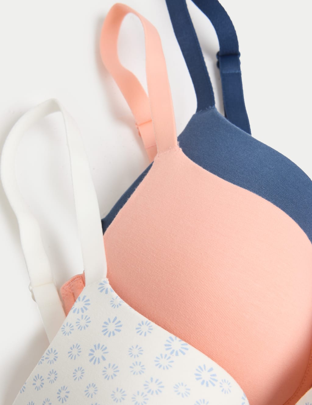 3pk Cotton Rich Wired T-Shirt Bras A-E 6 of 6