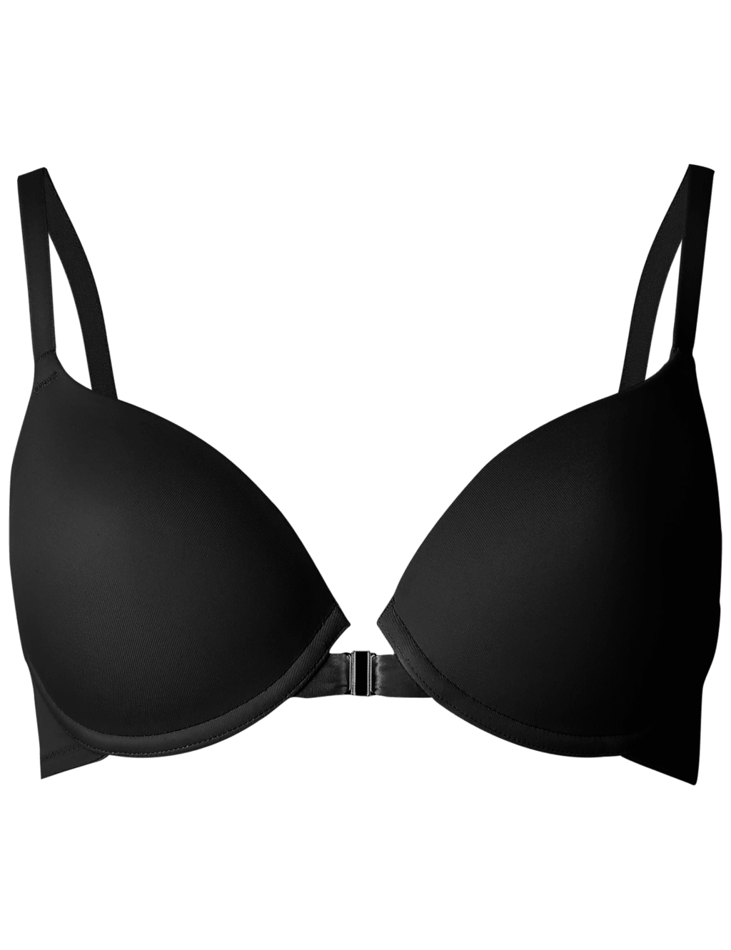 Front Fastening Padded Plunge T Shirt Bra AA-D 5 of 5