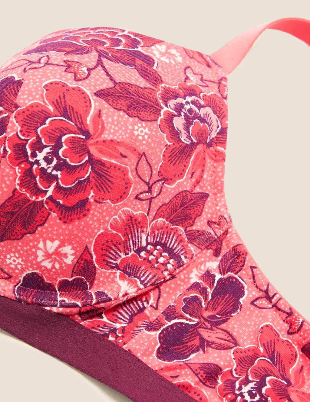 2pk Cotton Underwired Full Cup Bras A-E 7 of 7