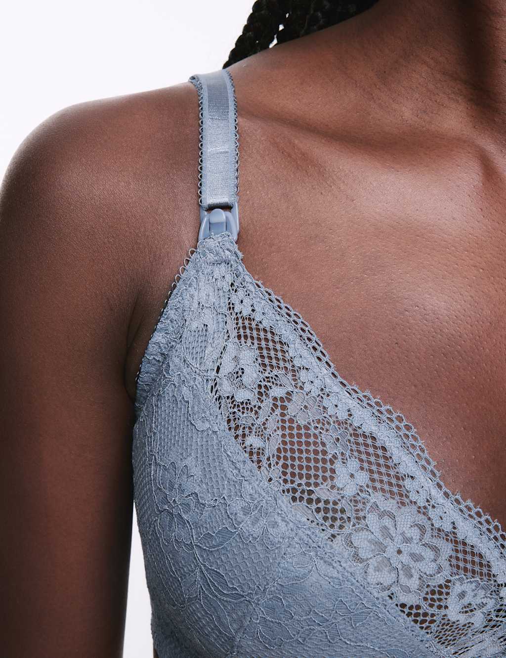 Jasmine Lace Non Wired Maternity Nursing Bra B-H 3 of 8