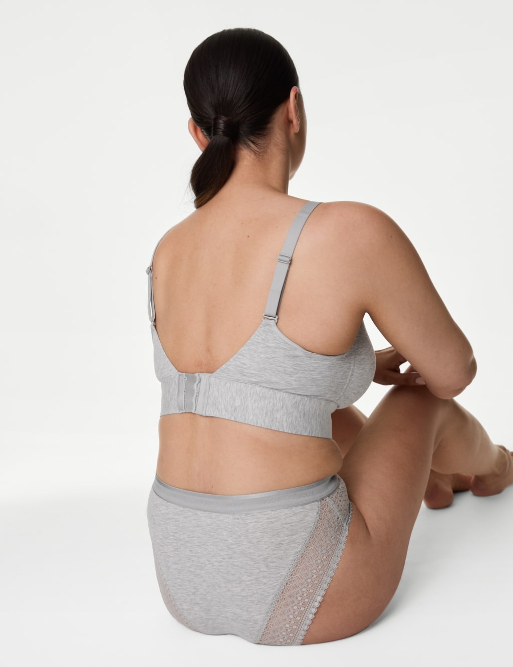 Cotton Non-Wired Post Surgery Cami Bra A-H 5 of 8