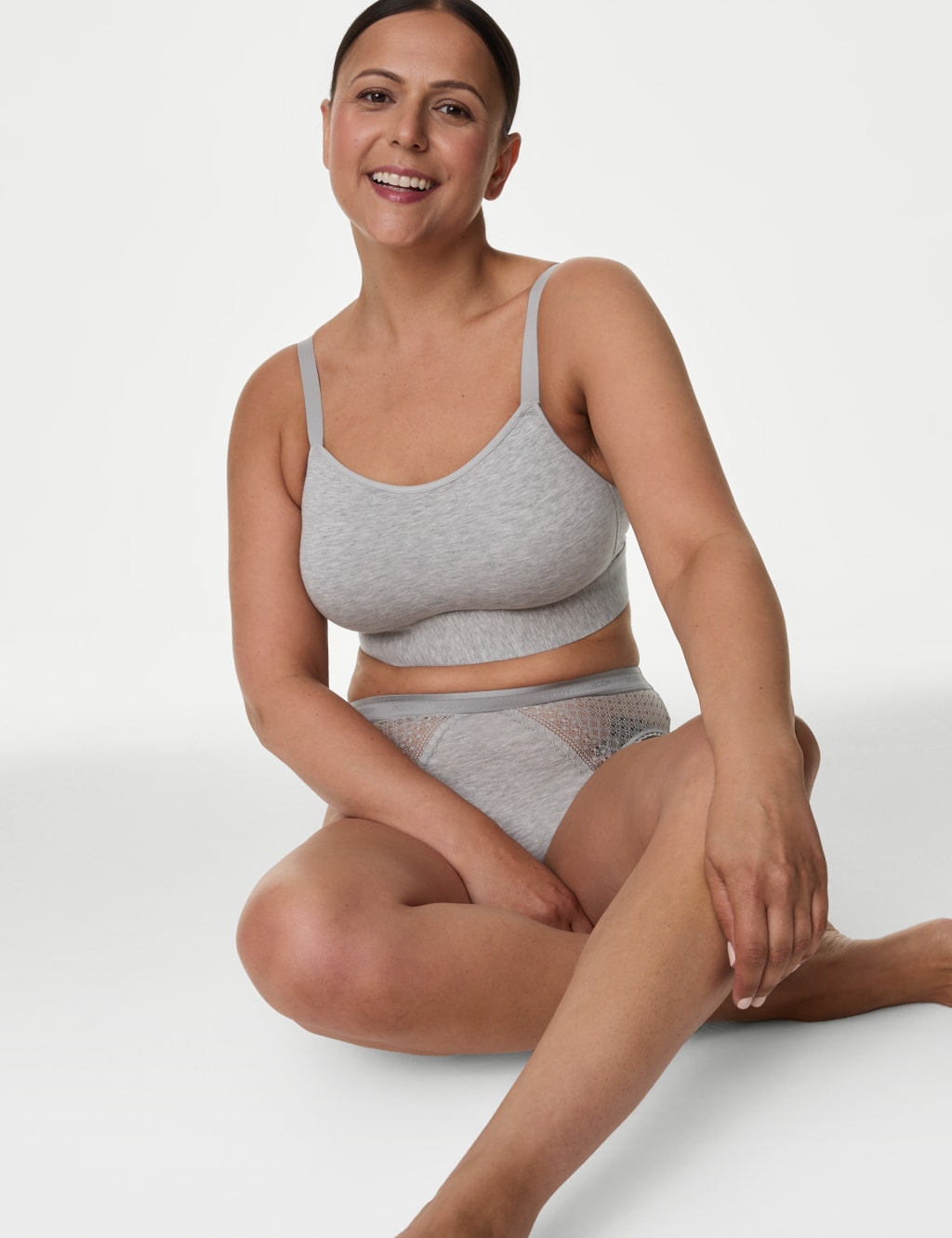 Cotton Non-Wired Post Surgery Cami Bra A-H 6 of 8