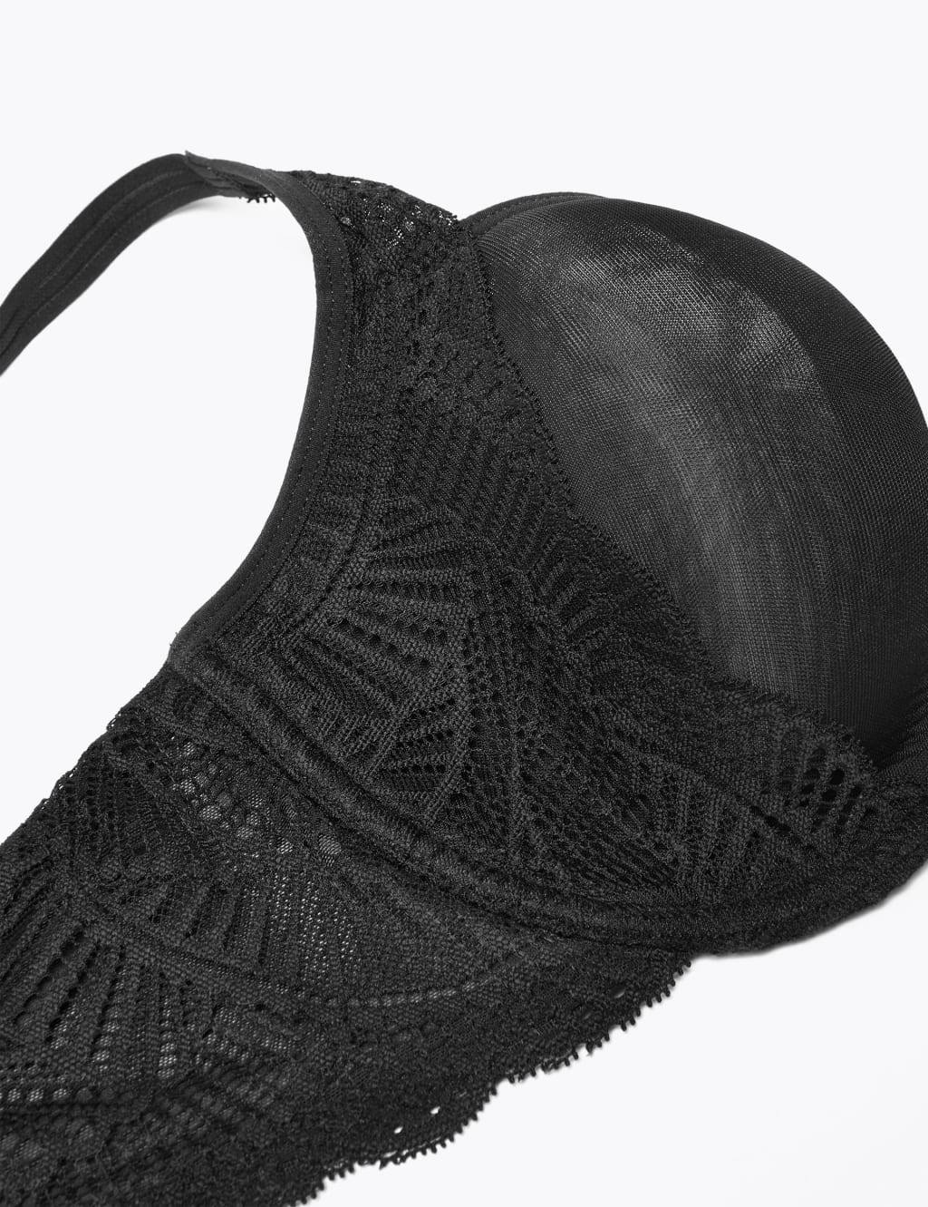 Light as Air™ Sheer Lace Padded Full Cup Spacer Bra A-DD 5 of 5