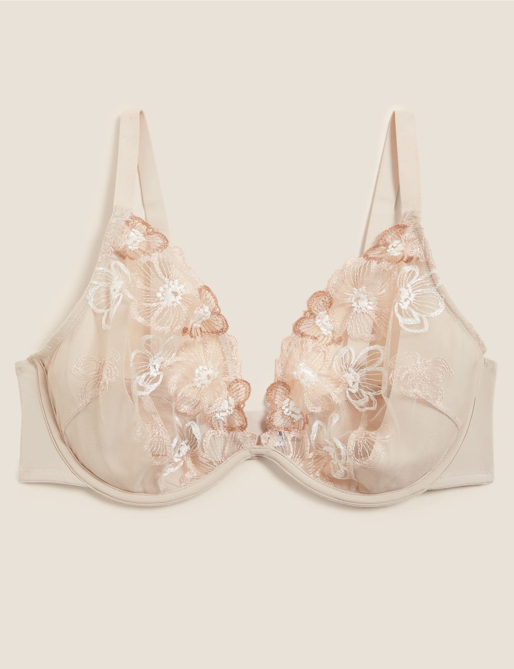 Embrace Underwired Plunge Bra A-E 1 of 3