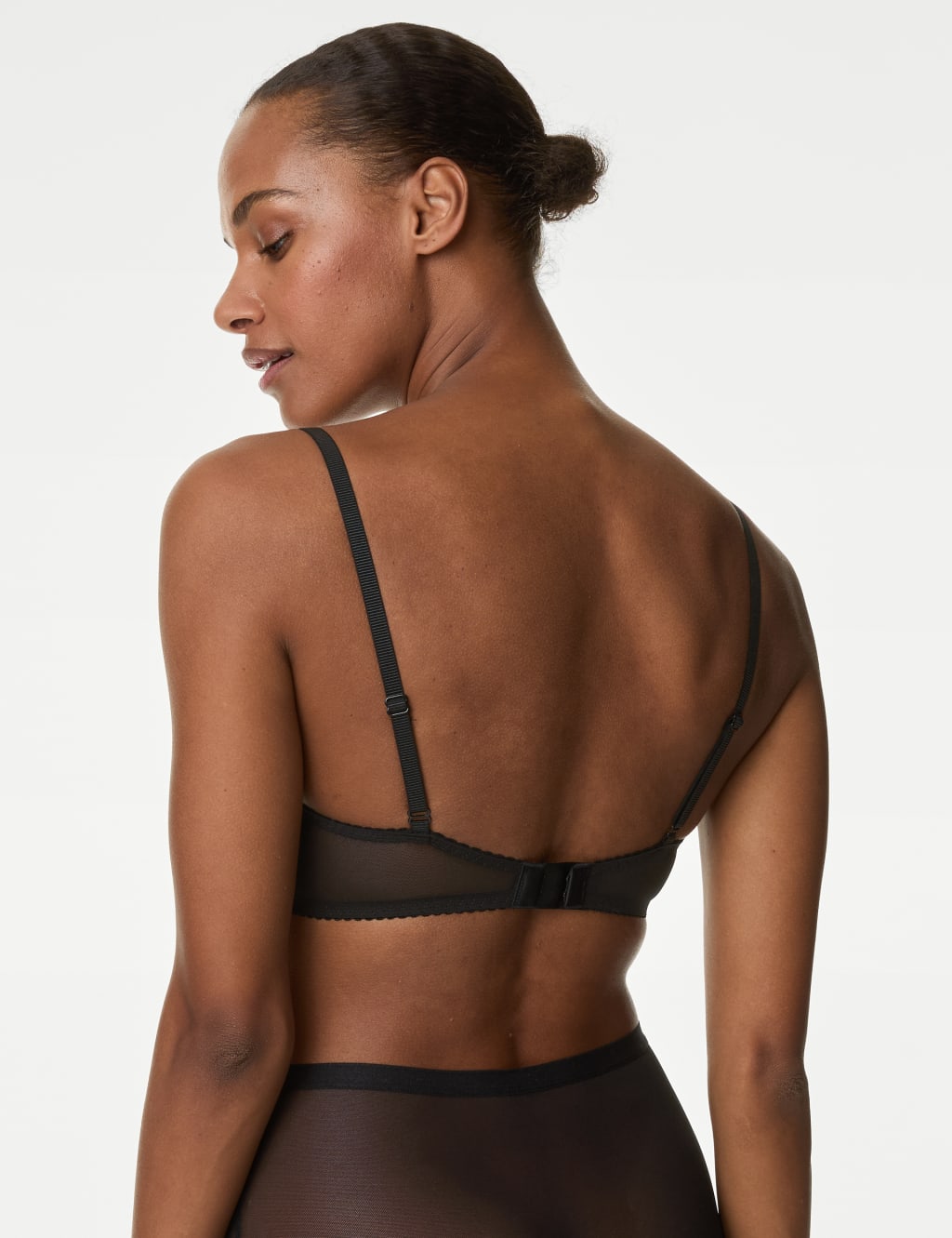 Lace Trim Wired Demi Cup Bra A-E 4 of 7