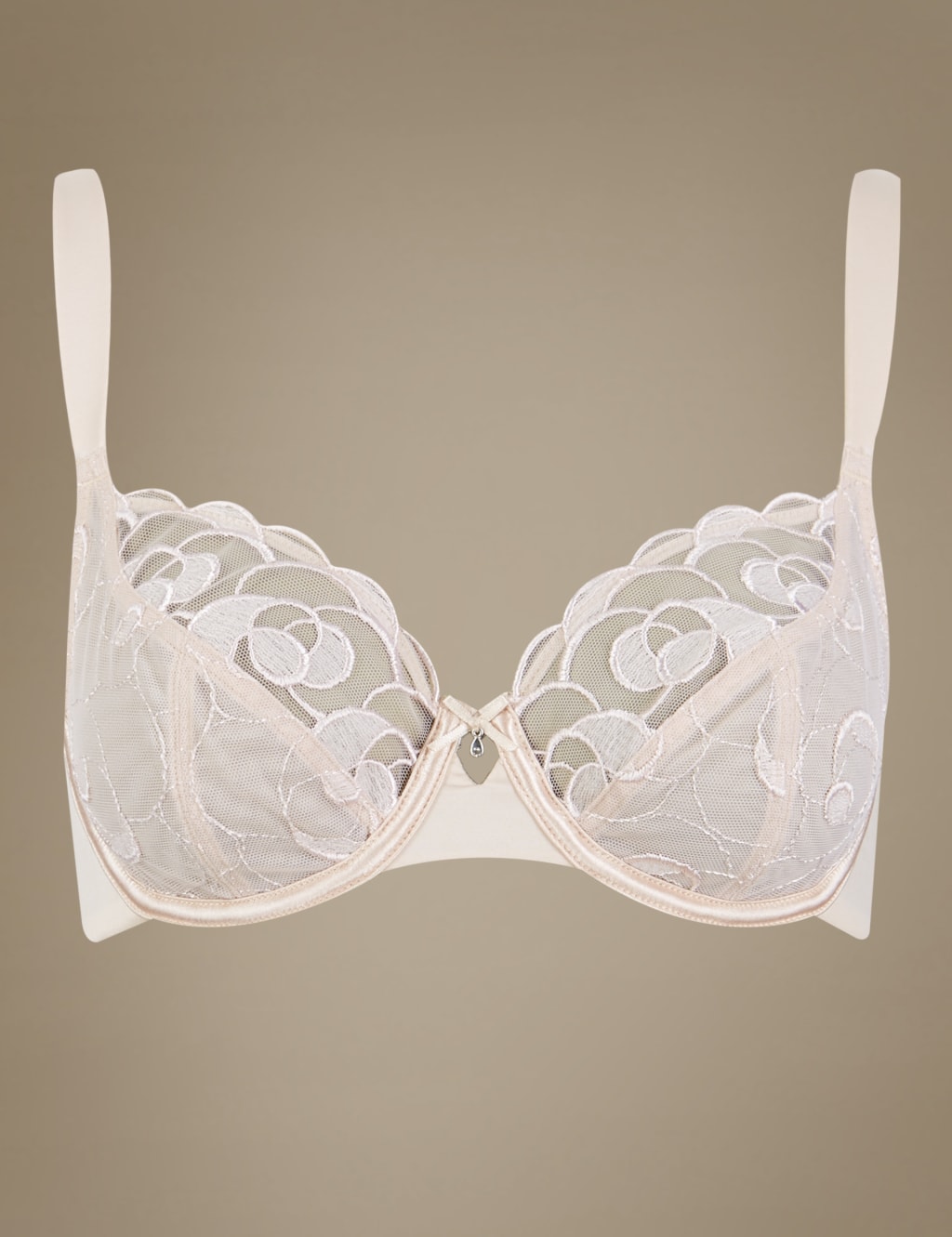 Luxury Embroidered Non-Padded Full Cup Bra A-DD 2 of 3
