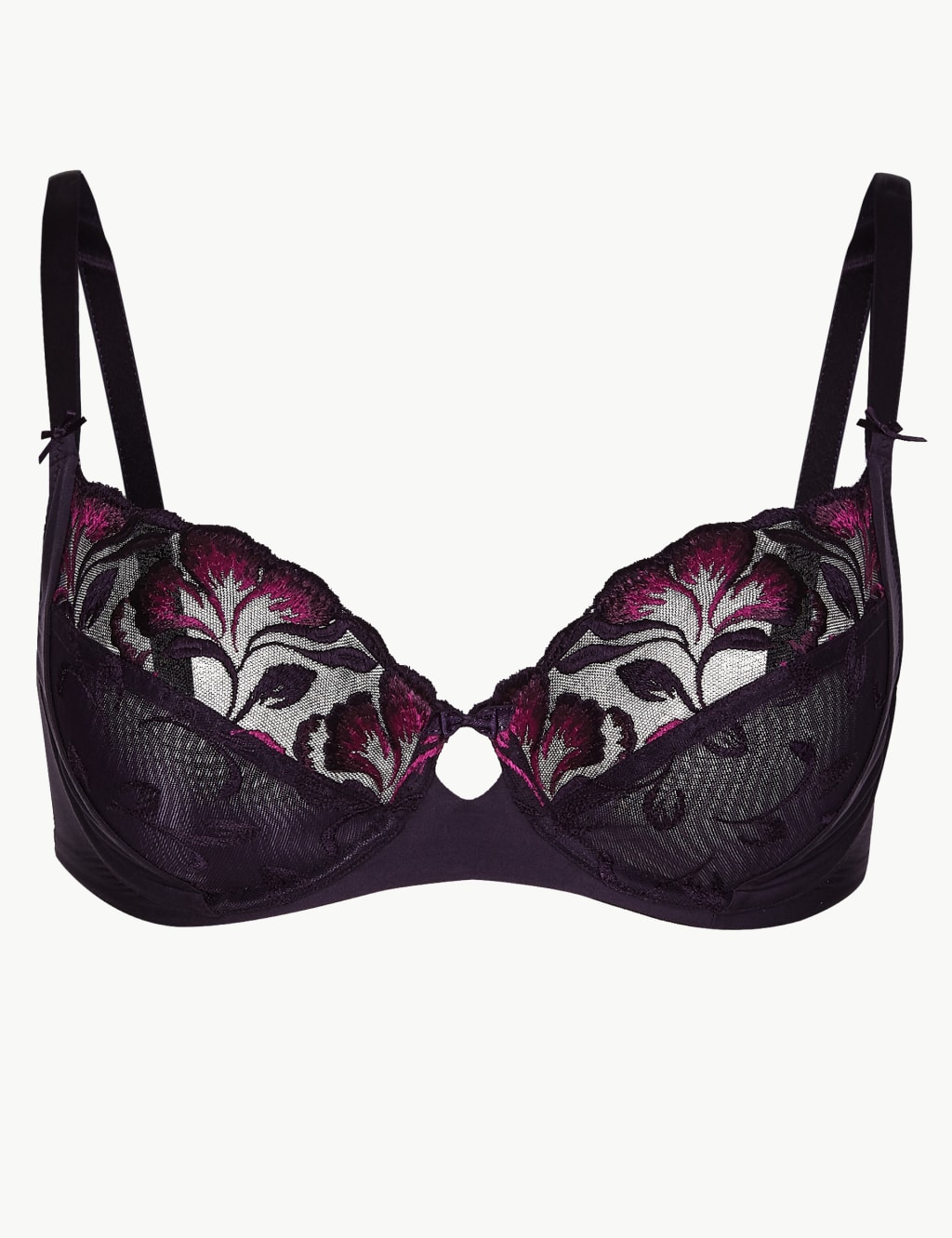 Olivia Embroidered Non-Padded Balcony Bra B-E 2 of 4