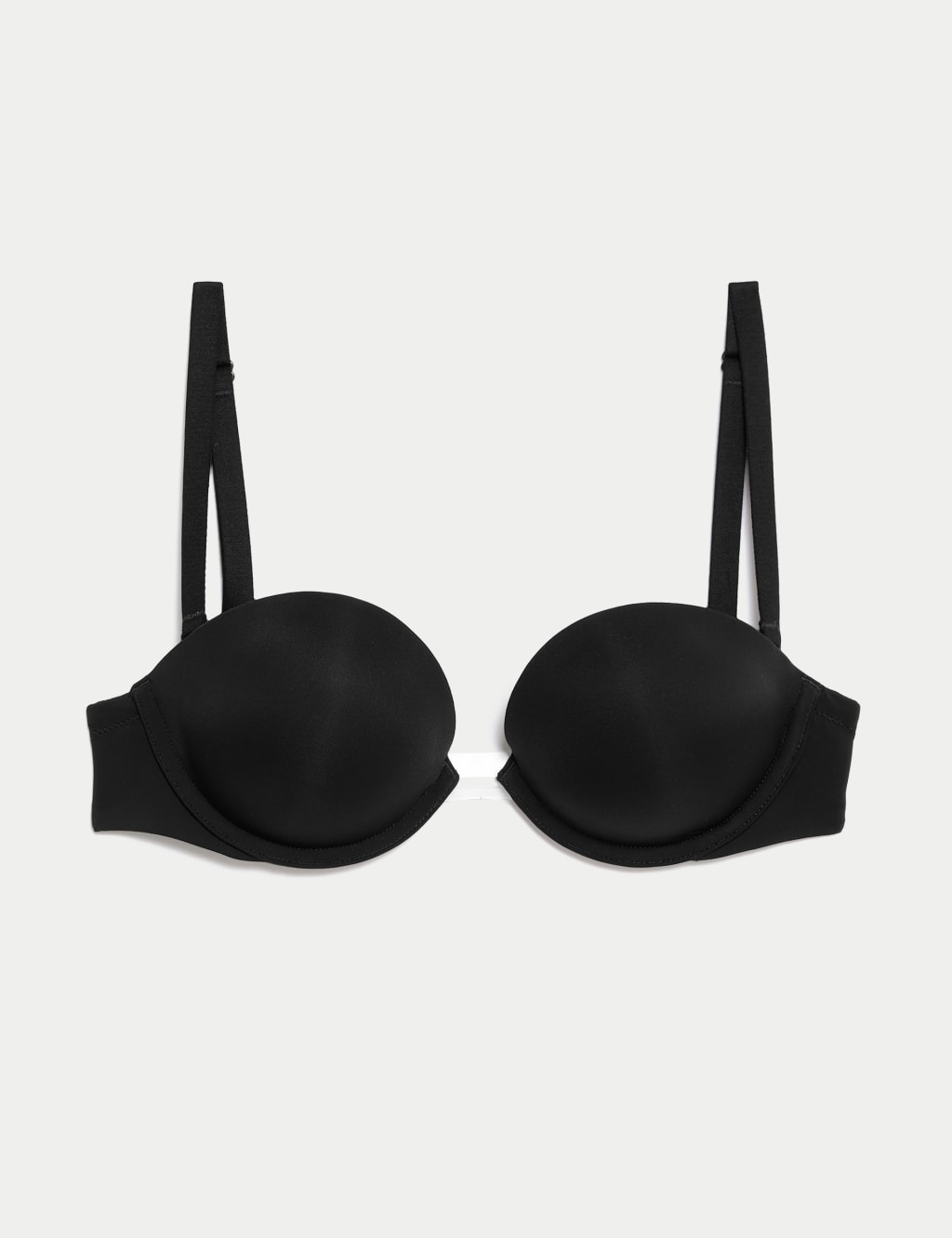 thumbnail image 2 of Super Boost Push Up Bra – Multiway Clear Back Straps – Underwire A B C D Cup – Sizes 32-40 2 of 3