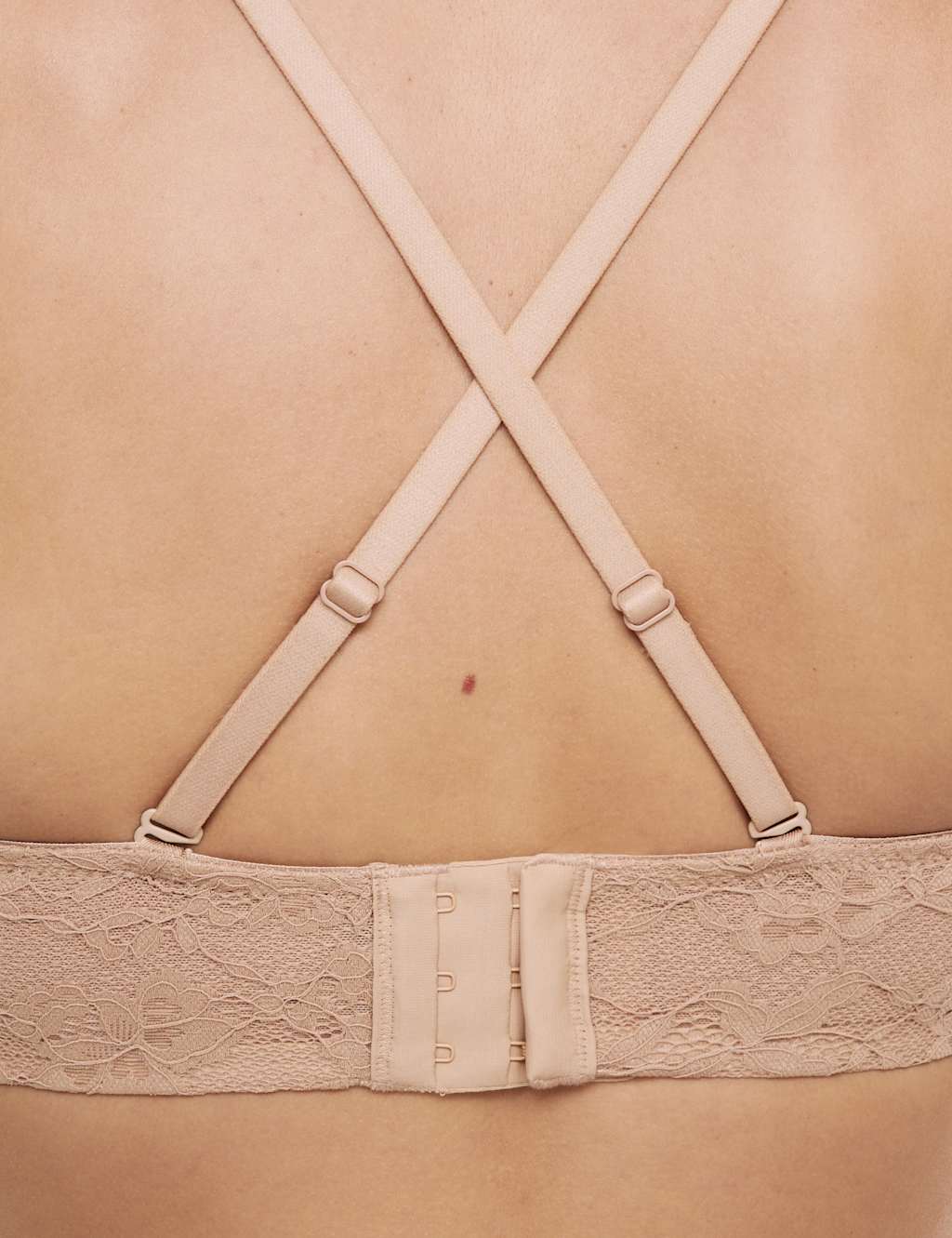 Lace Wired Strapless Bandeau Bra A-E 4 of 8