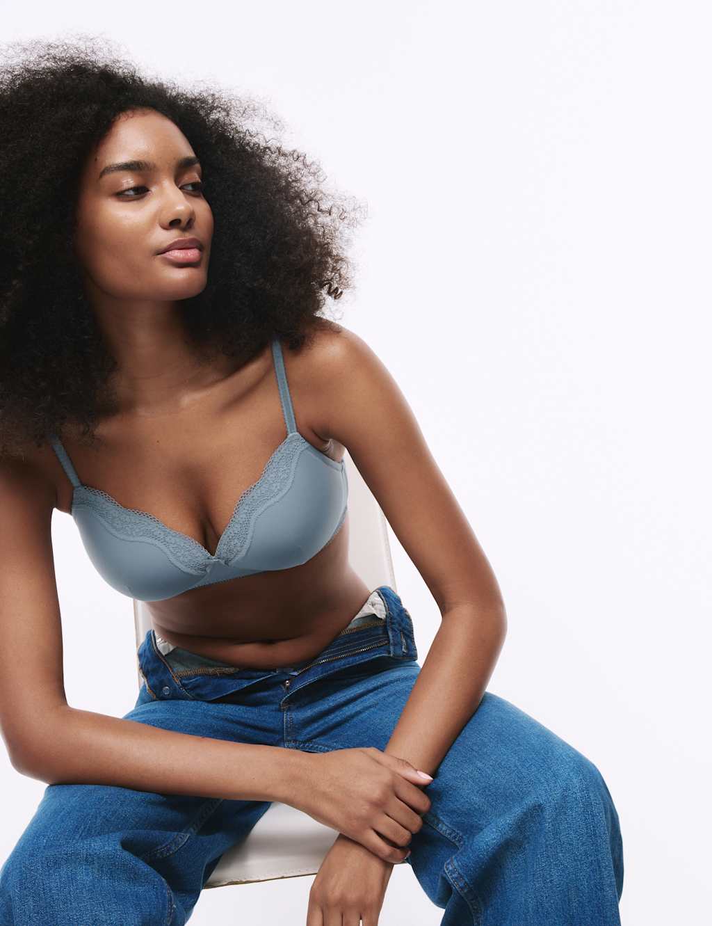 Jasmine Lace Non Wired Full Cup Bra (A-E) 3 of 7
