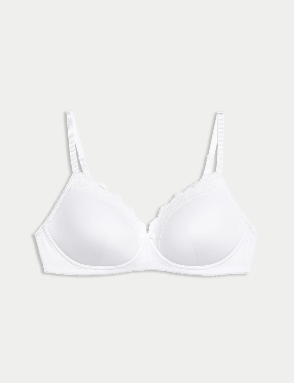 Lace Trim Non-Wired T-Shirt Bra (A-E) 2 of 4