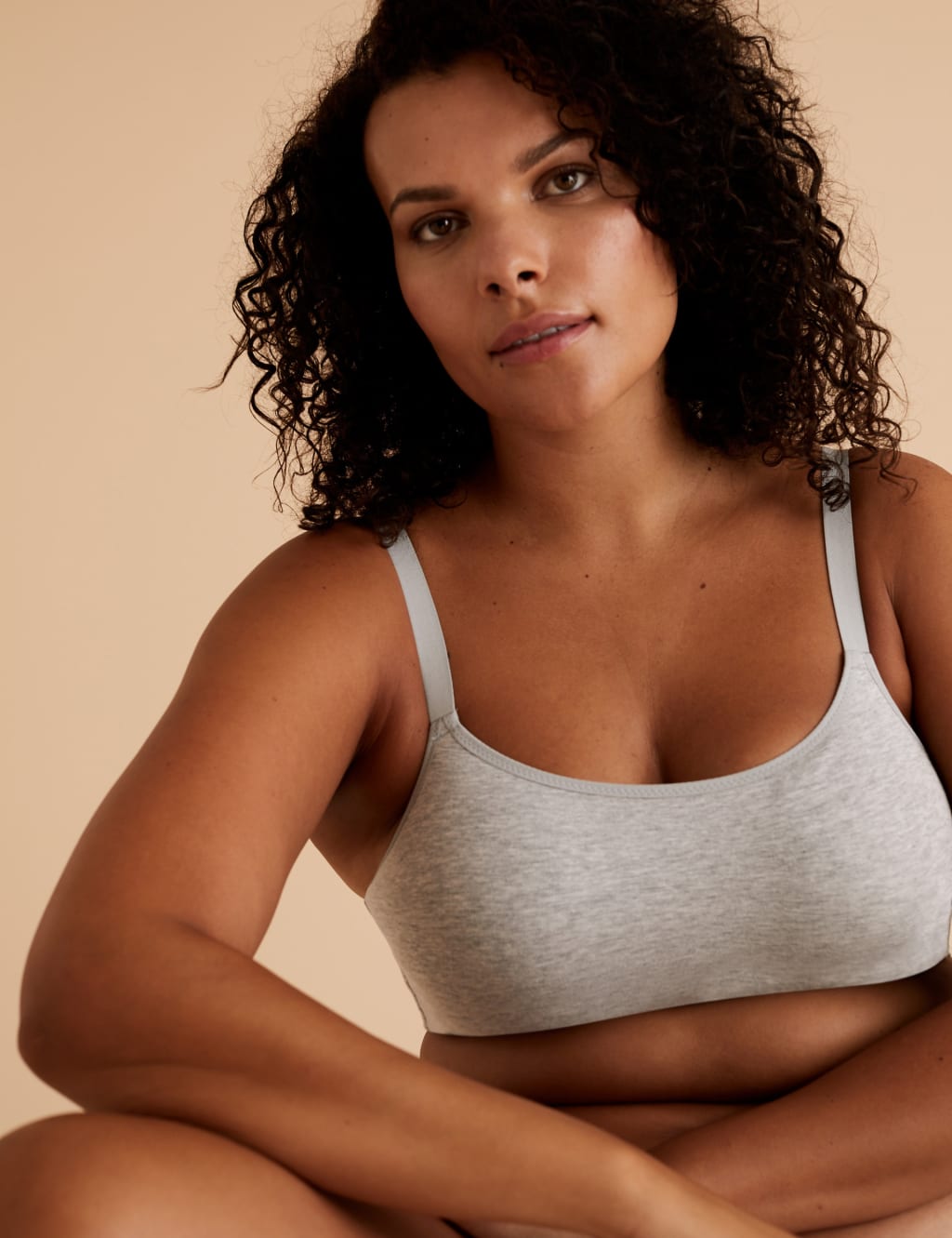 Flexifit™ Cotton Rich Full Cup Cami Bra A-E 1 of 6