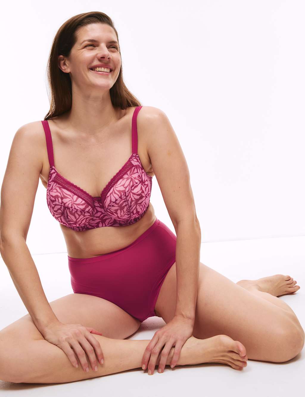 Mesh Wired Extra Support Bra F-J 3 of 8
