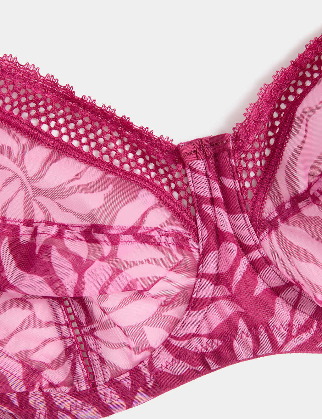 Mesh Wired Extra Support Bra F-J 7 of 8