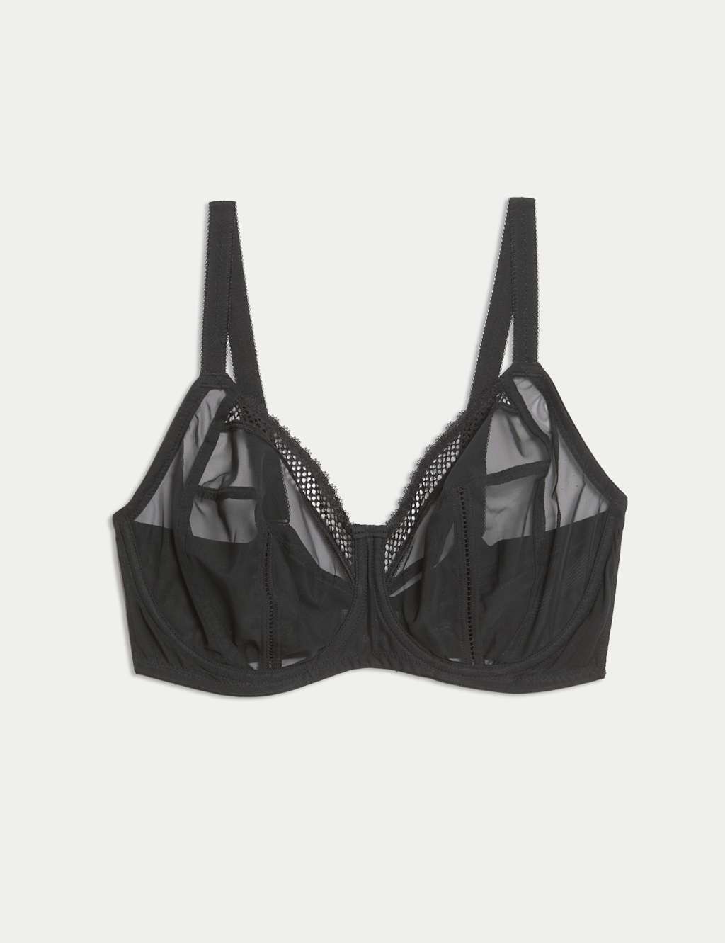 Mesh Wired Extra Support Bra (F-J) 2 of 7
