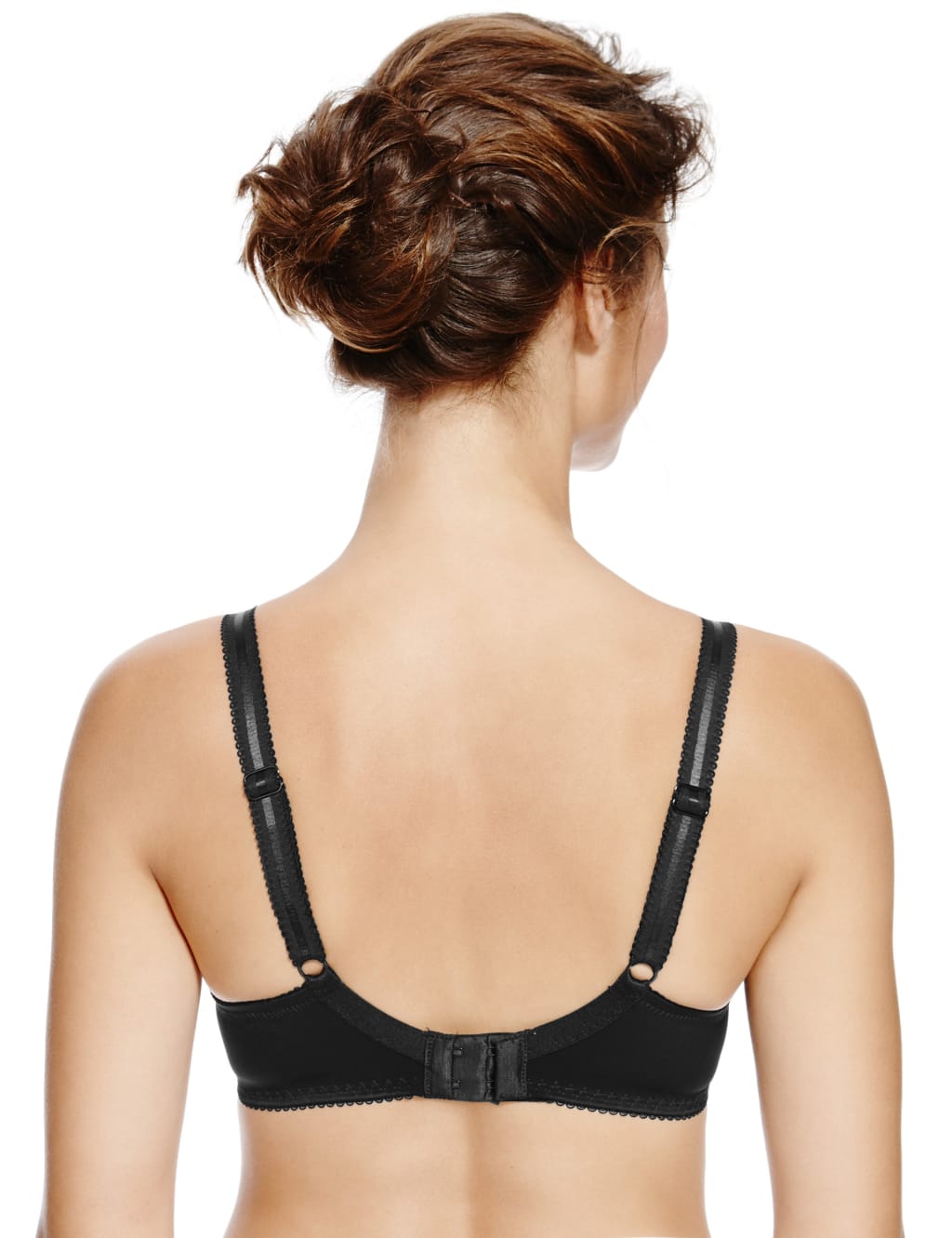 Jacquard Lace Underwired Non-Padded Balcony Bra DD-G 4 of 4