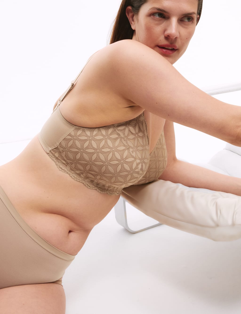 Lace Non-Padded Bralette F-H 3 of 7