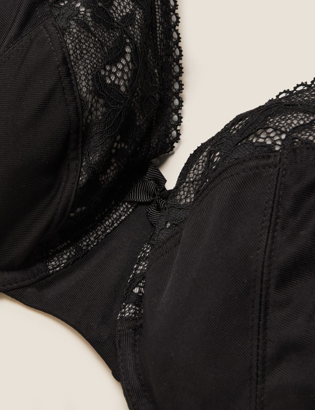 3pk Lace Trim Wired Full Cup Bras F-H 2 of 3