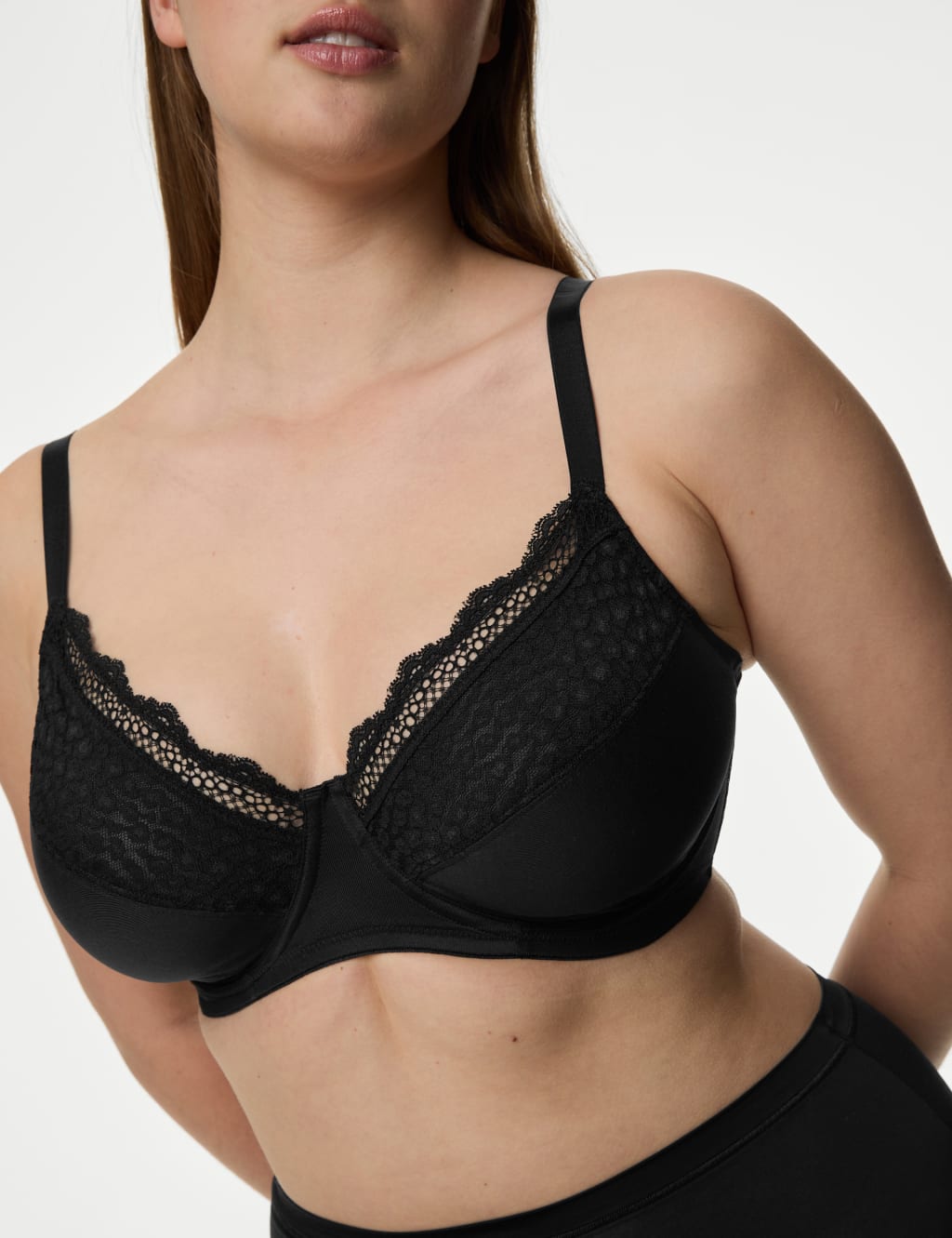 3pk Wired Full Cup Minimiser Bras C-H 3 of 6