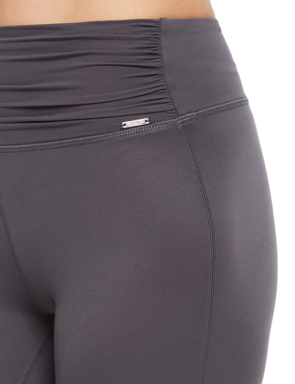 Light Control Gym Slim Cropped Leggings with Mesh Inserts 5 of 5