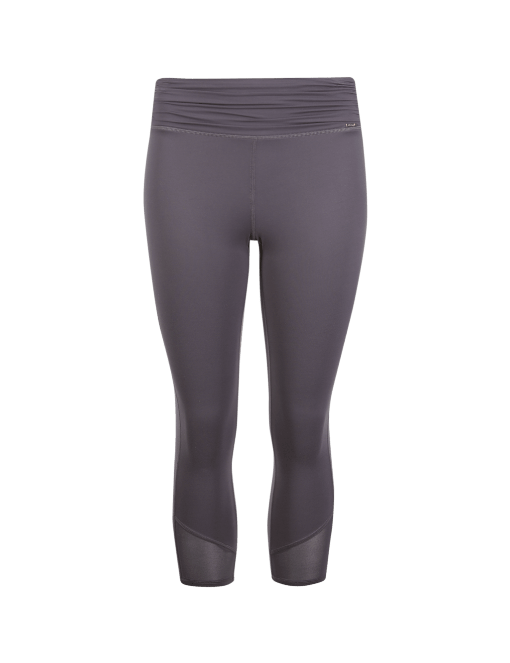 Light Control Gym Slim Cropped Leggings with Mesh Inserts 2 of 5