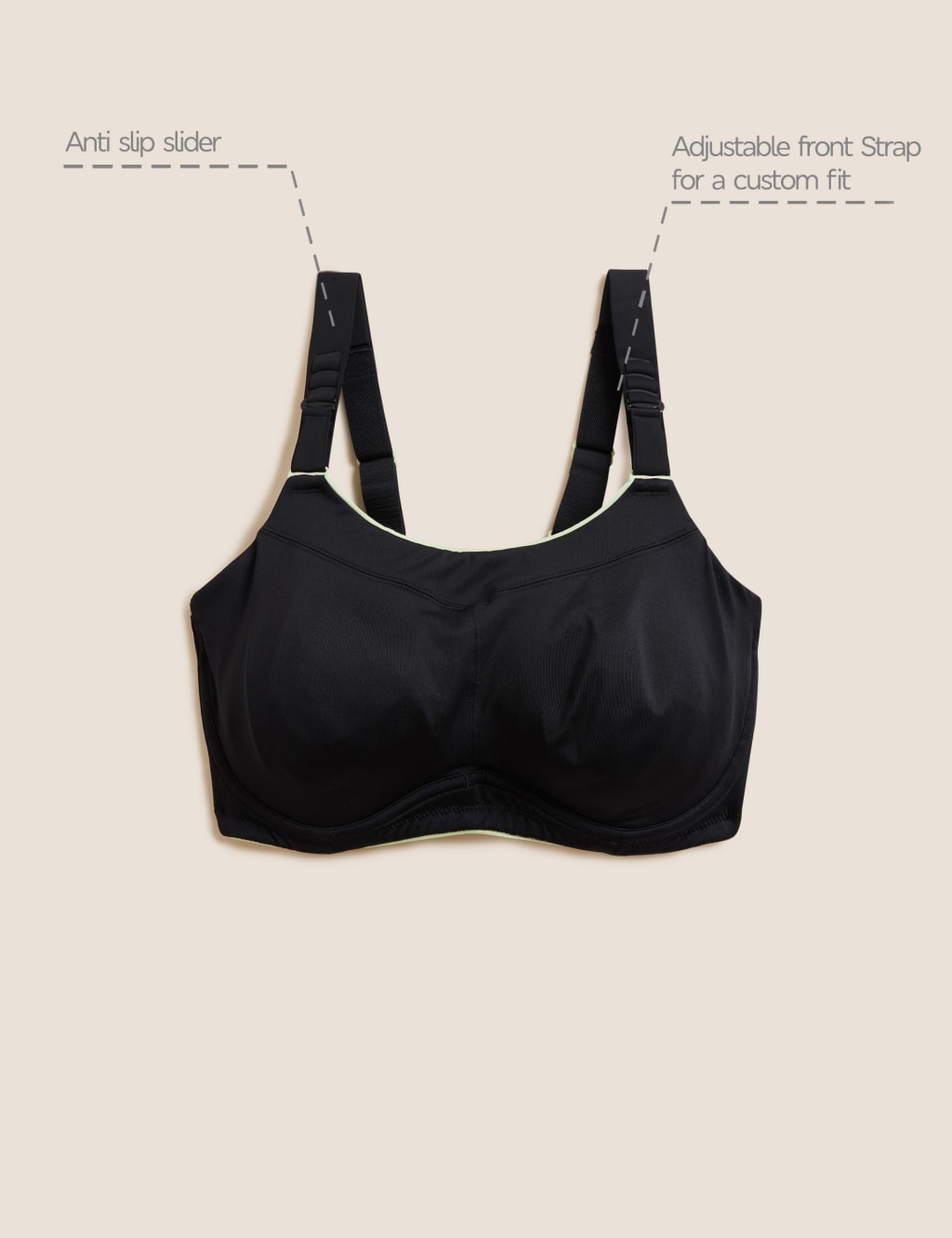Size f sports bra clearance