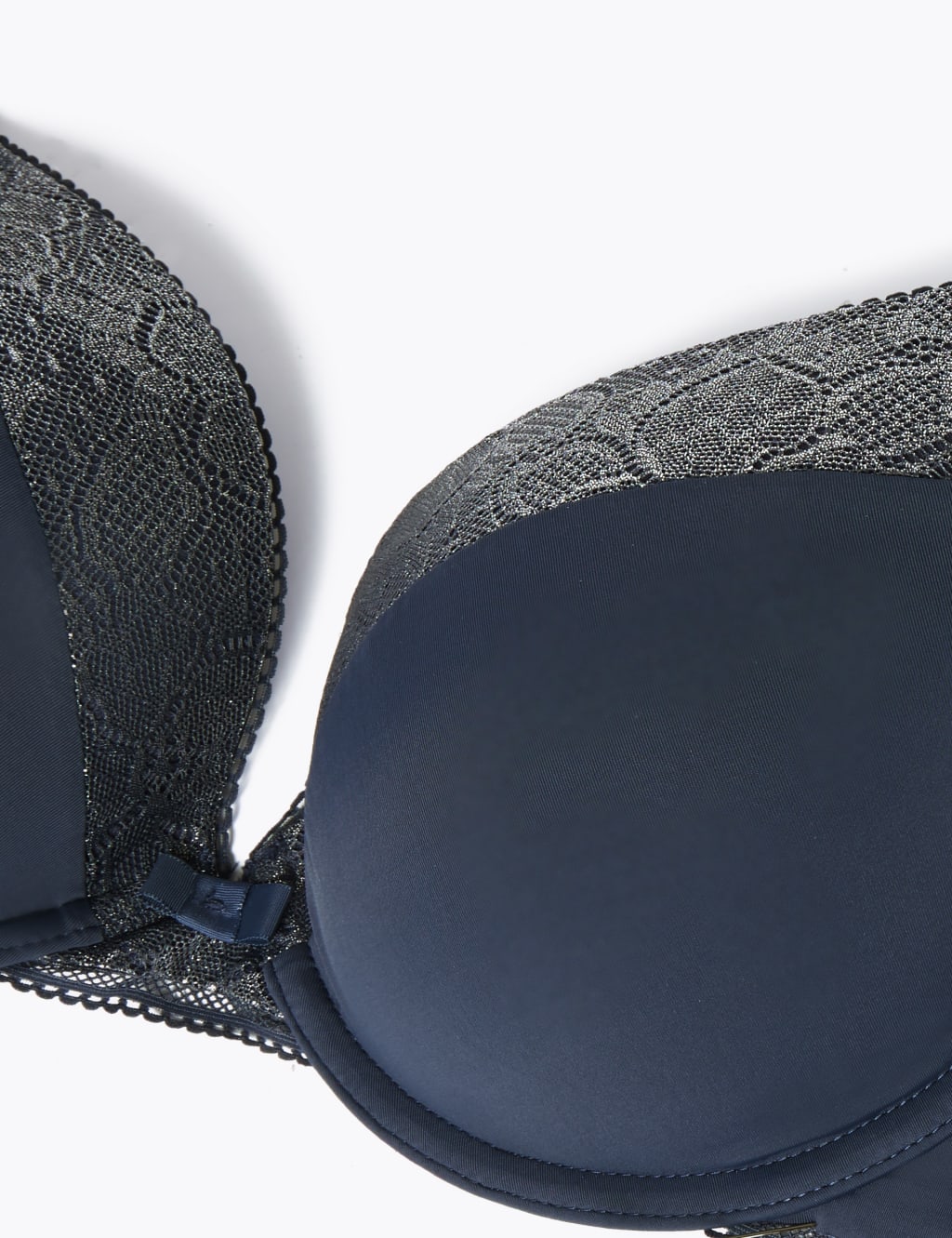 Body™ Lace Sparkle Trim Push Up Plunge Bra A-E 6 of 7