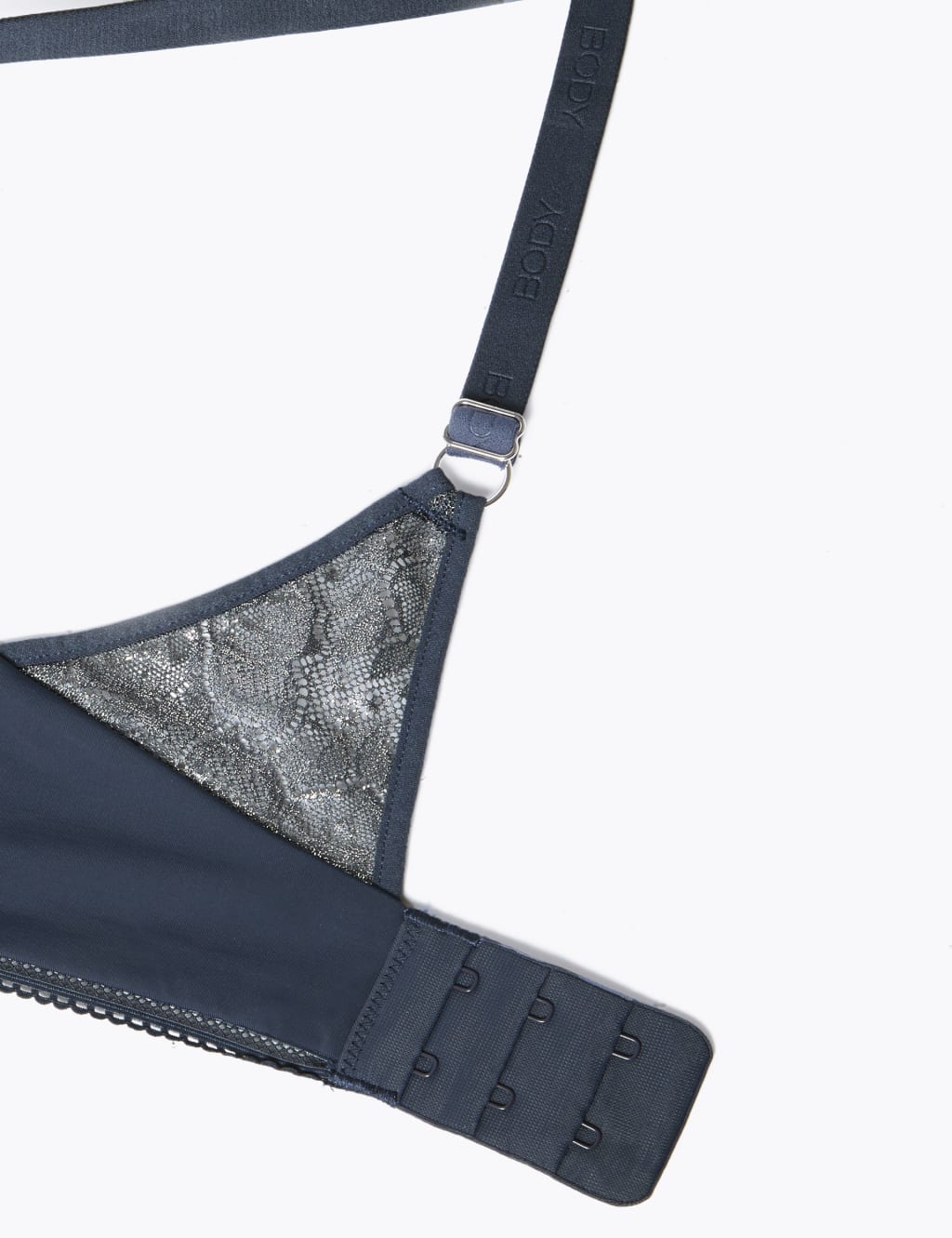 Body™ Lace Sparkle Trim Push Up Plunge Bra A-E 7 of 7